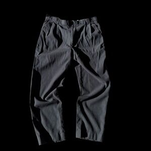 Zanella Bennett Mens Pleated Dress Pants Black Micro‎ Pattern Made in Italy